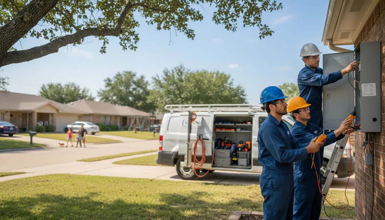 Certified electrician providing emergency electrical services in Rochester, IL